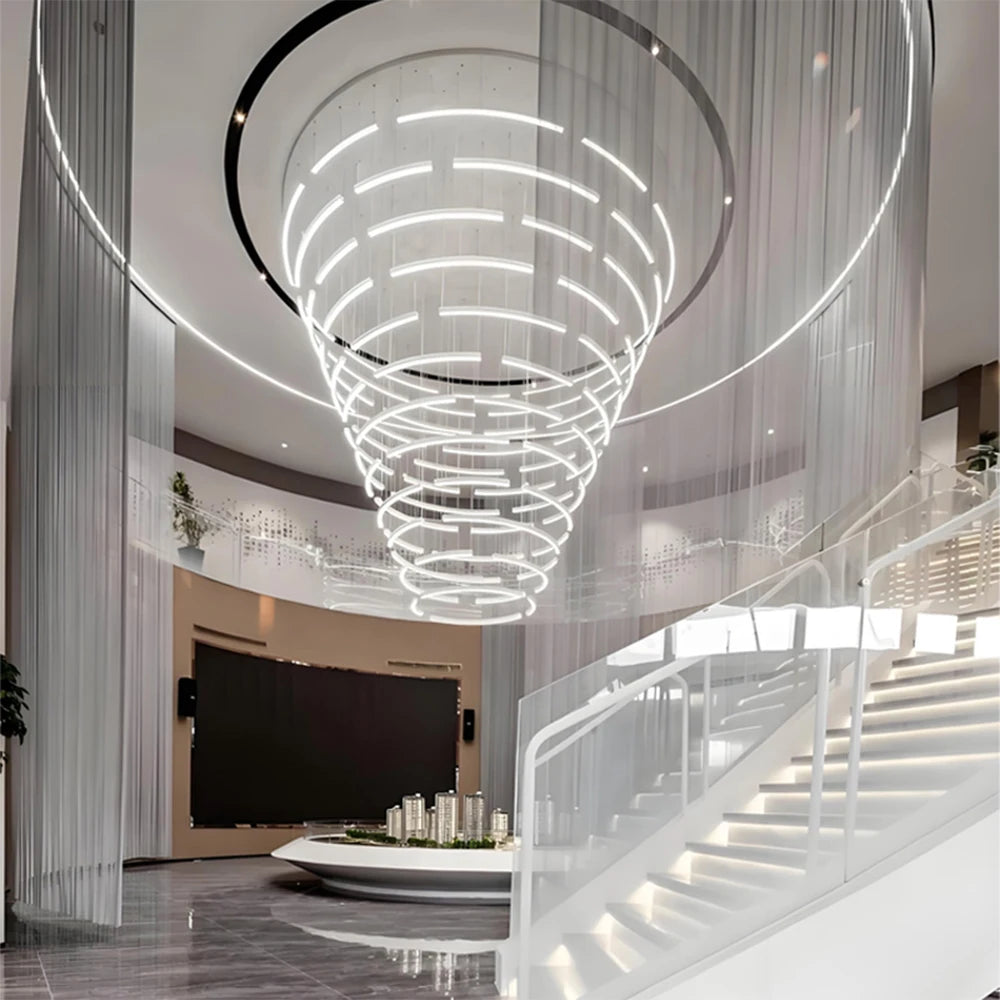 Elena Custom Build Large Round Ring Pendant Light