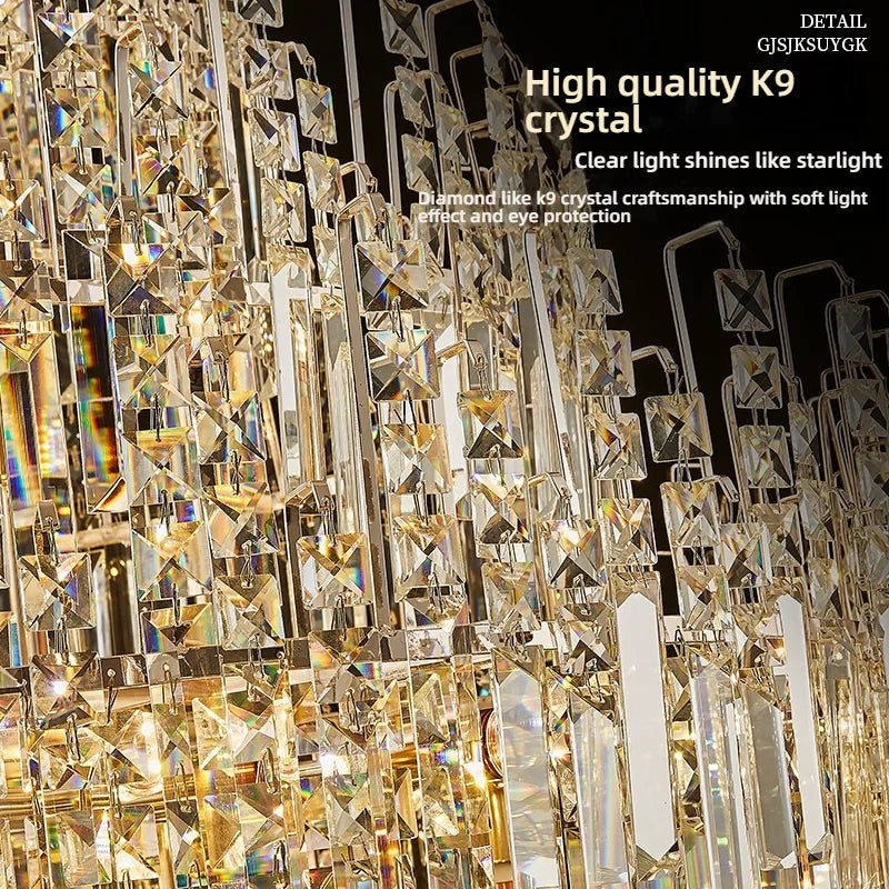 Kristalllüster für die Beleuchtung von Flur und Treppenhaus in Maisonette-Wohnungen