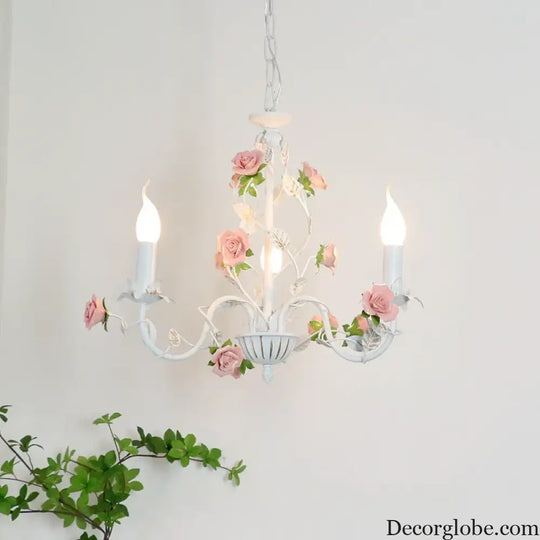 Charming Pastoral Style Chandelier - American Country Kid Chandeliers for Living Rooms, Bedrooms, Dining Rooms, and Children's Rooms - DecorGlobe