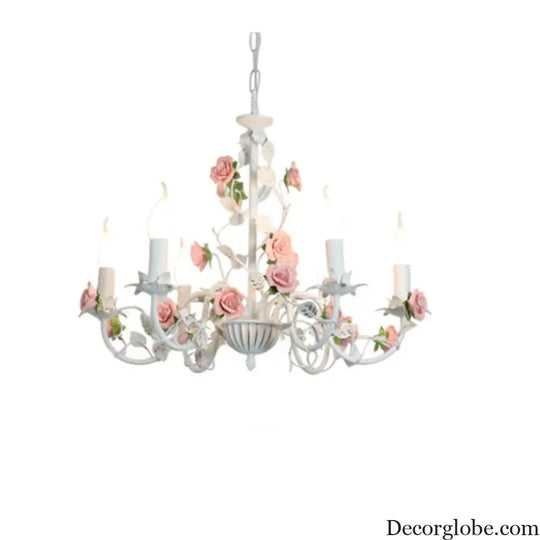 Charming Pastoral Style Chandelier - American Country Kid Chandeliers for Living Rooms, Bedrooms, Dining Rooms, and Children's Rooms - DecorGlobe