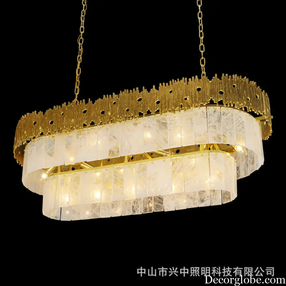 Light Luxury Crystal Living Room Chandelier