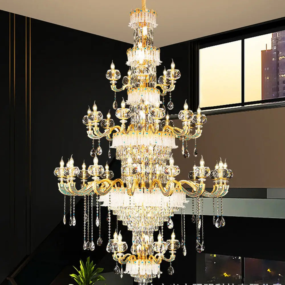 Alice European Luxury K9 Crystal Branch Chandelier Collection Chandelier