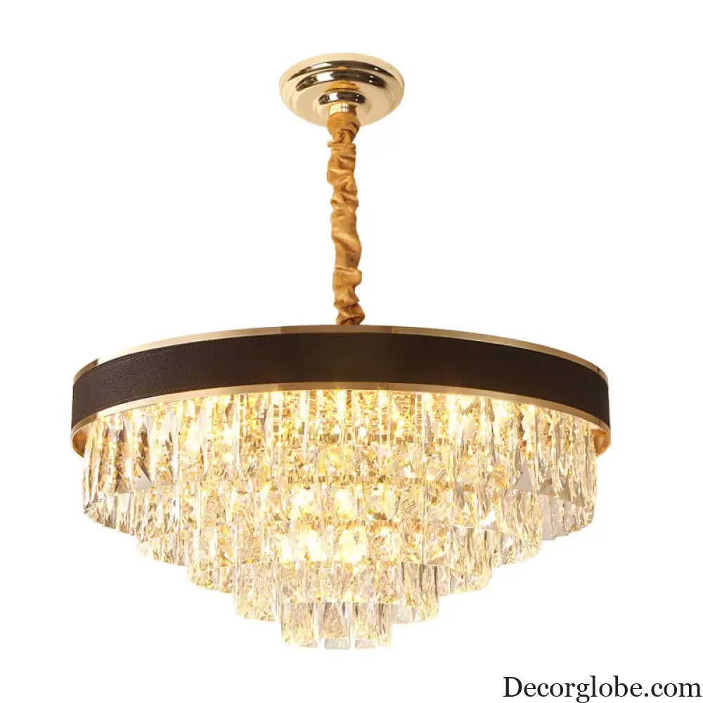 Elegant Black Chandelier - Postmodern Light Luxury for Living Rooms, Dining Rooms, and Bedrooms - DecorGlobe