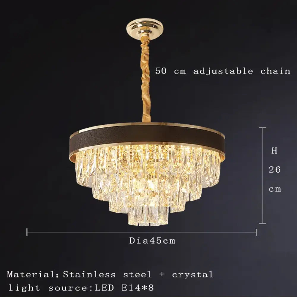 Elegant Black Chandelier - Postmodern Light Luxury for Living Rooms, Dining Rooms, and Bedrooms - DecorGlobe