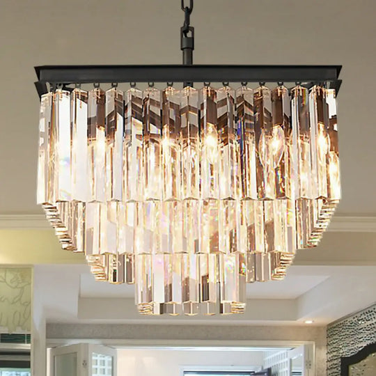 Ariel Cascading Crystal Elegance: Modern Chandelier (5 Tiers or More) - DecorGlobe