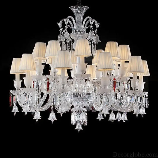 Candle Style Crystal Chandelier for Living Room and Restaurant Chandelier