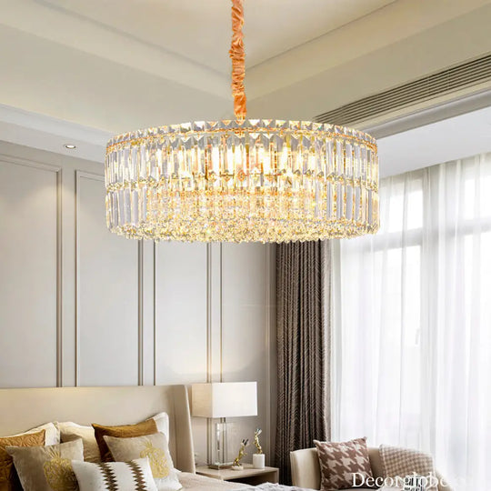 Captivate with Brilliance: Stella's Modern Crystal Chandelier - DecorGlobe