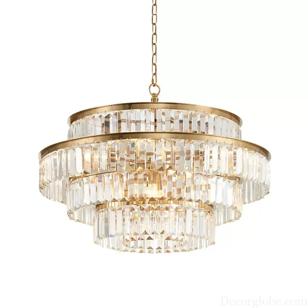 Cascading Brilliance: A Majestic Centerpiece for Your Dining Room - DecorGlobe