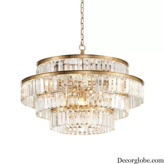 Cascading Brilliance: A Majestic Centerpiece for Your Dining Room - DecorGlobe