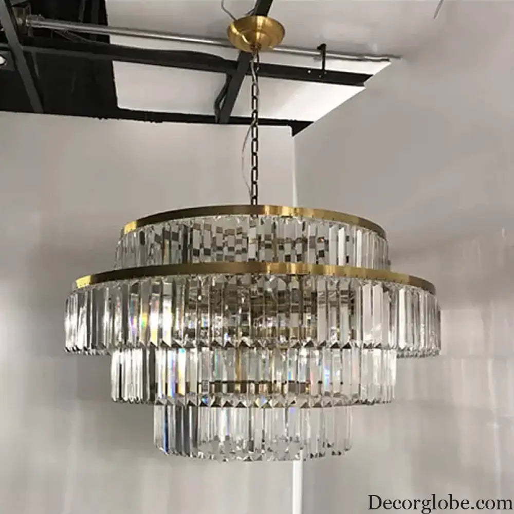 Cascading Brilliance: A Majestic Centerpiece for Your Dining Room - DecorGlobe