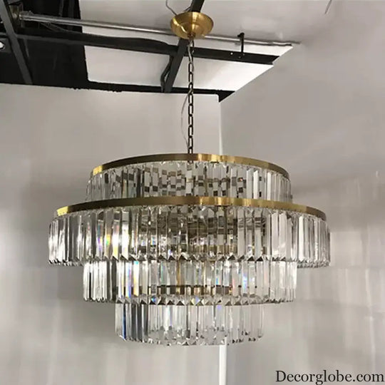 Cascading Brilliance: A Majestic Centerpiece for Your Dining Room - DecorGlobe