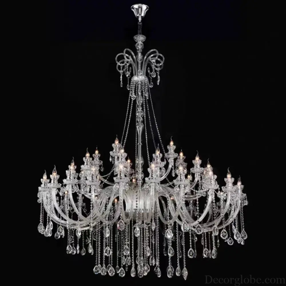 AVELON Clear Crystal European Branch Chandelier Chandelier