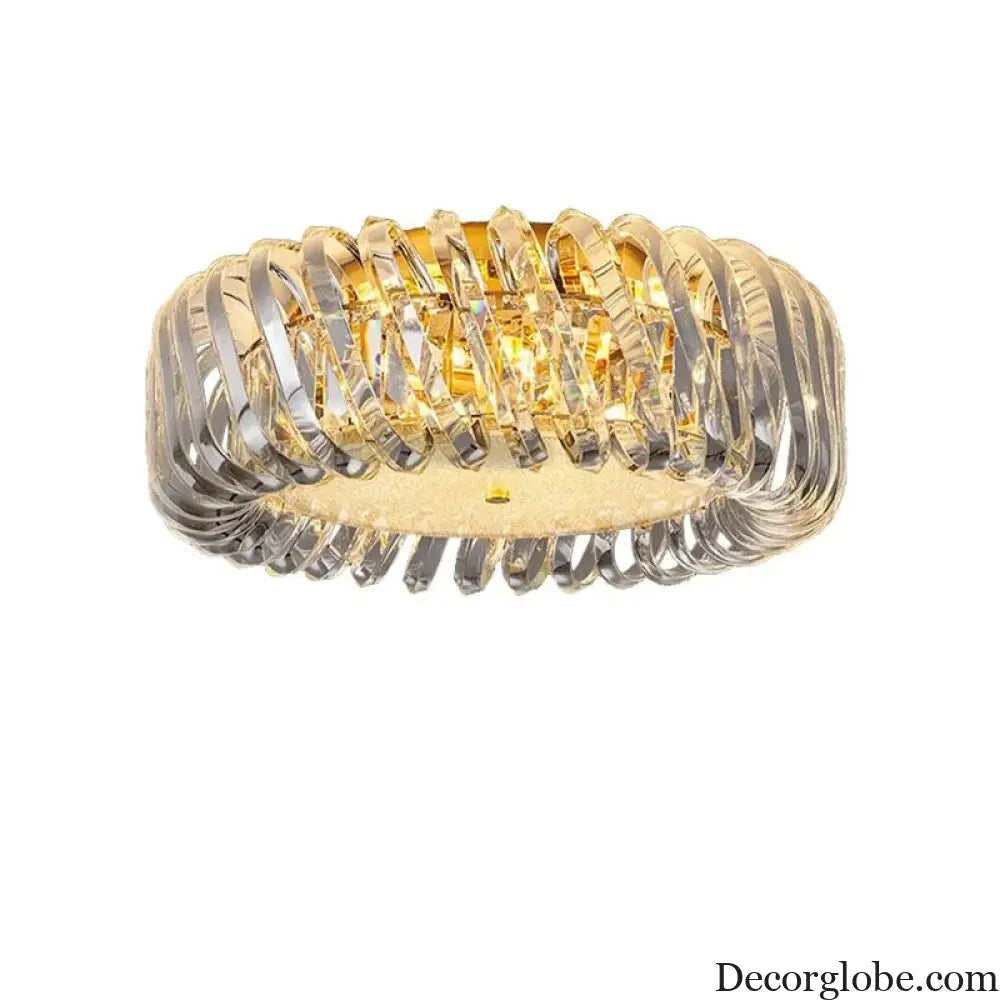 Olivia's Art Deco Crystal Glass LED Chandelier - DecorGlobe