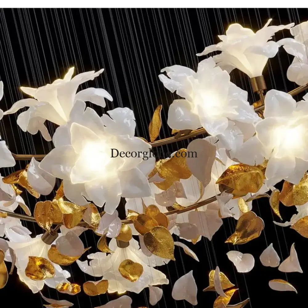 Decor globe Loft Crystal Ceiling Chandelier - Luxury Crystal Hanging Light for Staircases, Living Rooms, and Modern Villa Elegance - DecorGlobe