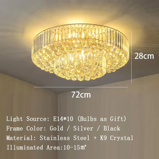Dimmable LED Ceiling Lights - Classical Elegance with Remote Control for Living Room Decor - DecorGlobe