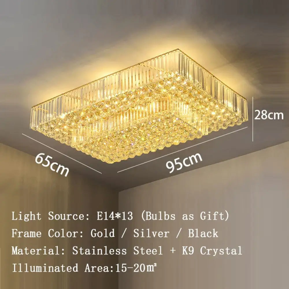 Dimmable LED Ceiling Lights - Classical Elegance with Remote Control for Living Room Decor - DecorGlobe