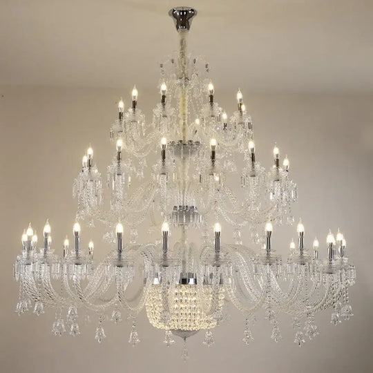 Dorina Three tier Crystal Chandelie 50 lights / Cold White / China Mainland Chandelier