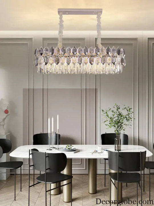 Elegant Crystal Chandelier with a Touch of Light Luxury - Post-Modern Golden Beauty for Living Rooms, Dining Rooms, and Bedrooms - DecorGlobe