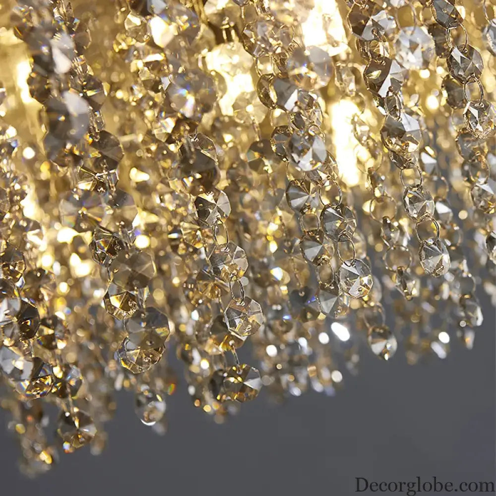 Elegant Light Luxury Crystal Chandelier - Modern Italian Creative Design for Living Rooms, Bedrooms, and Dining Rooms - DecorGlobe