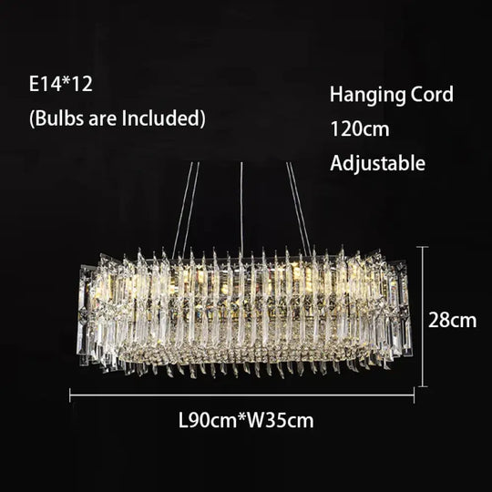 Elegant Modern Crystal Chrome Chandelier - A Luxury Glossy Fixture for Living Rooms, Bedrooms, and Dining Room Decor - DecorGlobe