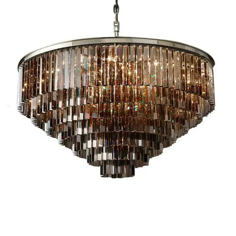 Elegant Nordic Postmodern Crystal Chandeliers - Luxury Round Lighting for Villas, Homes, Restaurants, and Hotels - DecorGlobe