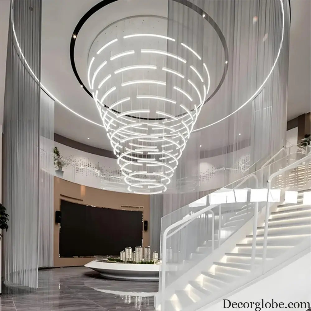 Elena Custom Build Large Round Ring Pendant Light Chandelier