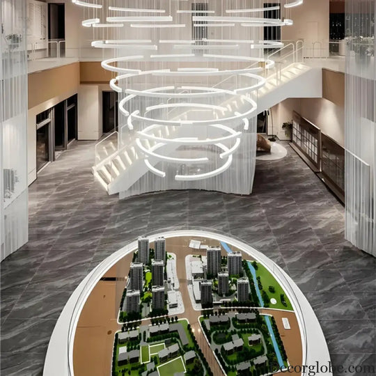 Elena Custom Build Large Round Ring Pendant Light Chandelier