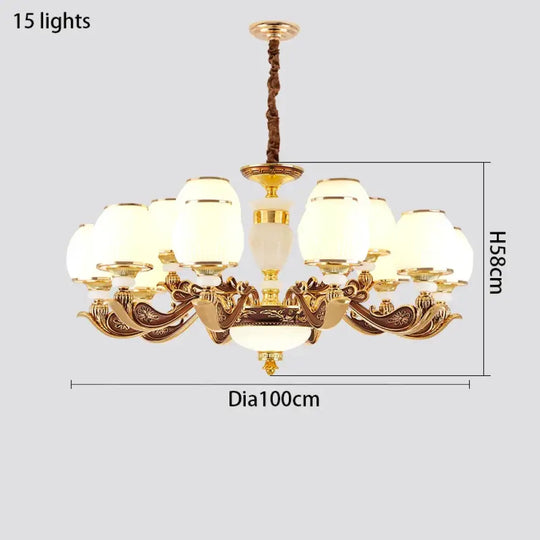 European Style Large Chandelier - Elegance for Living Rooms, Hotels, Villas, and Grand Hallways - DecorGlobe