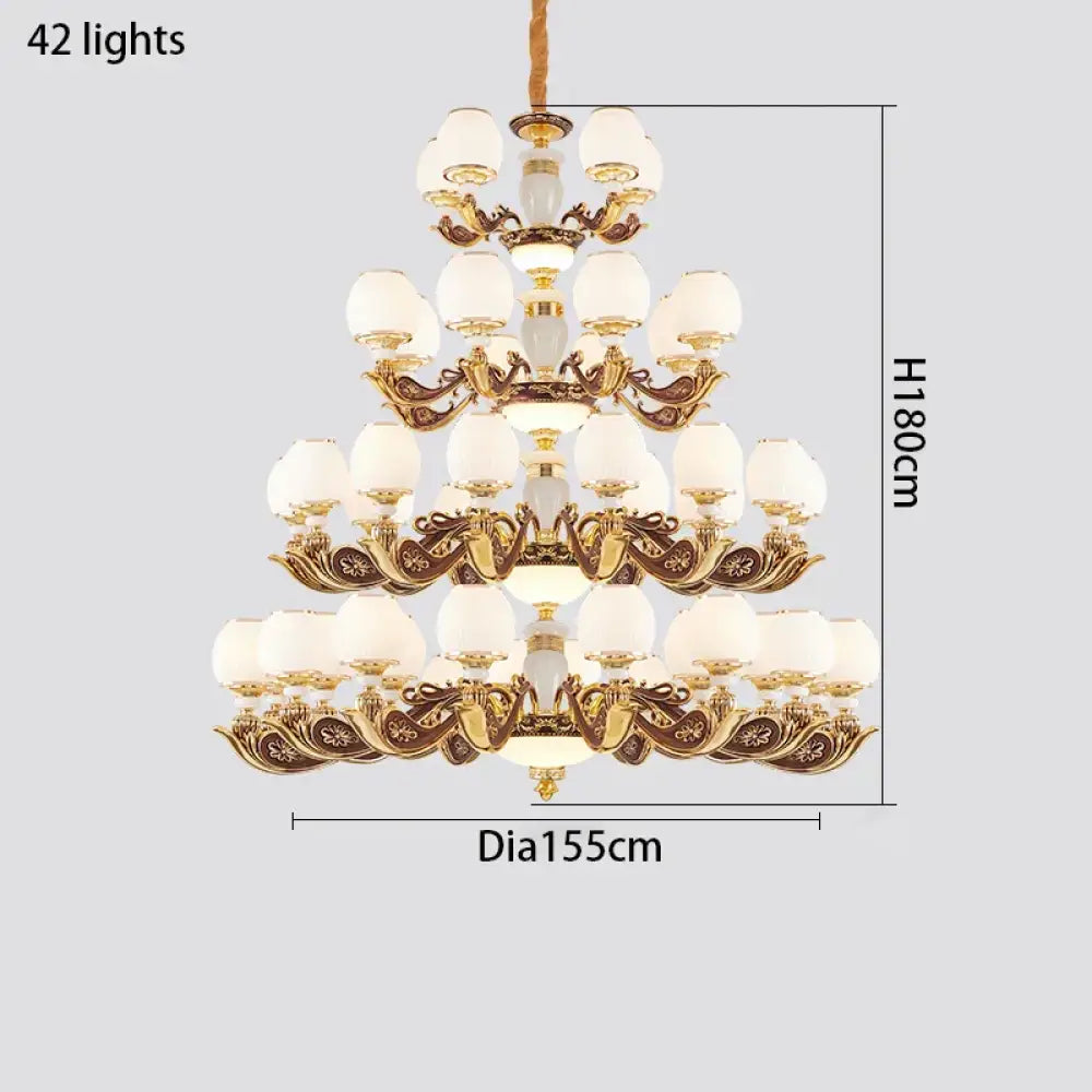 European Style Large Chandelier - Elegance for Living Rooms, Hotels, Villas, and Grand Hallways - DecorGlobe