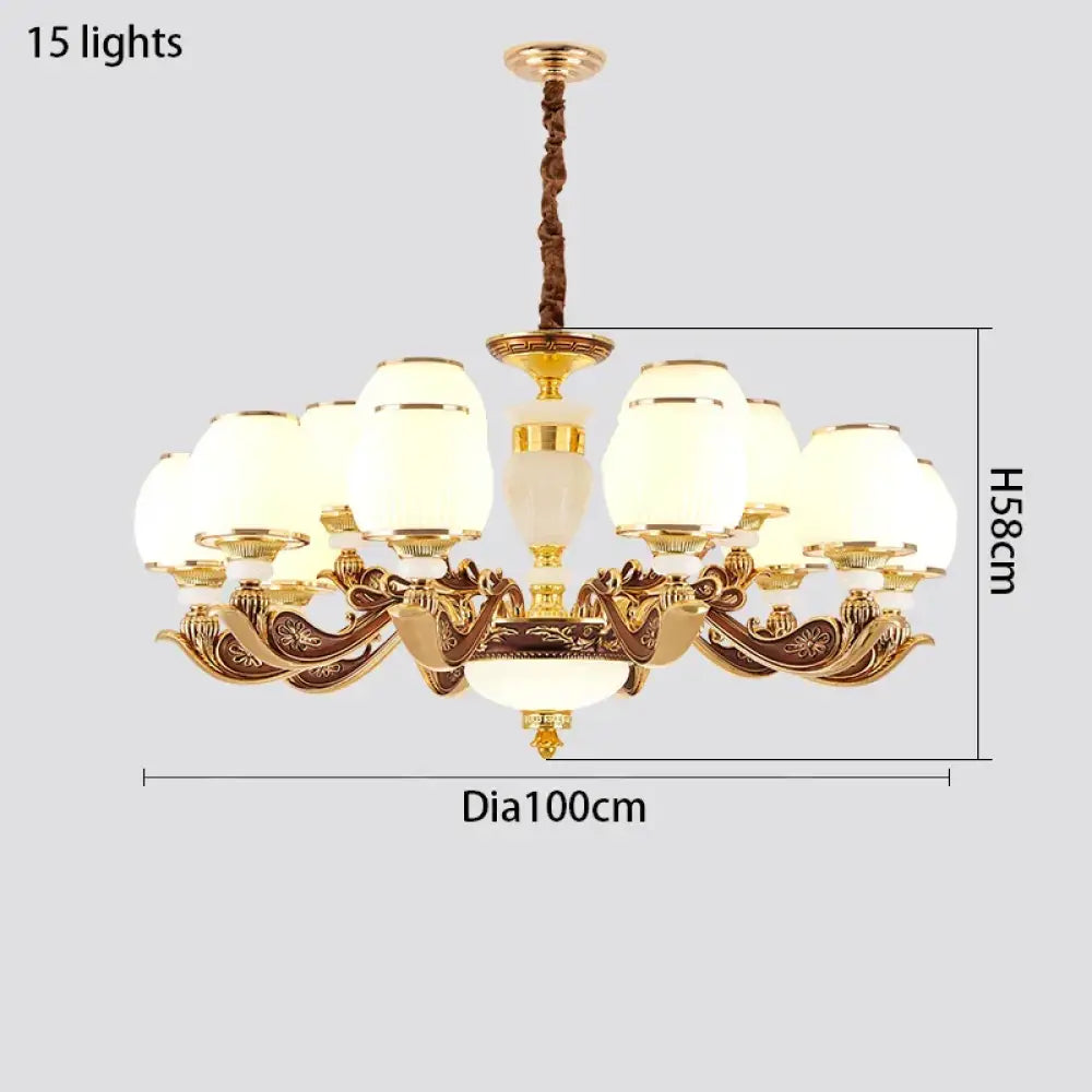 European Style Large Chandelier - Elegance for Living Rooms, Hotels, Villas, and Grand Hallways - DecorGlobe