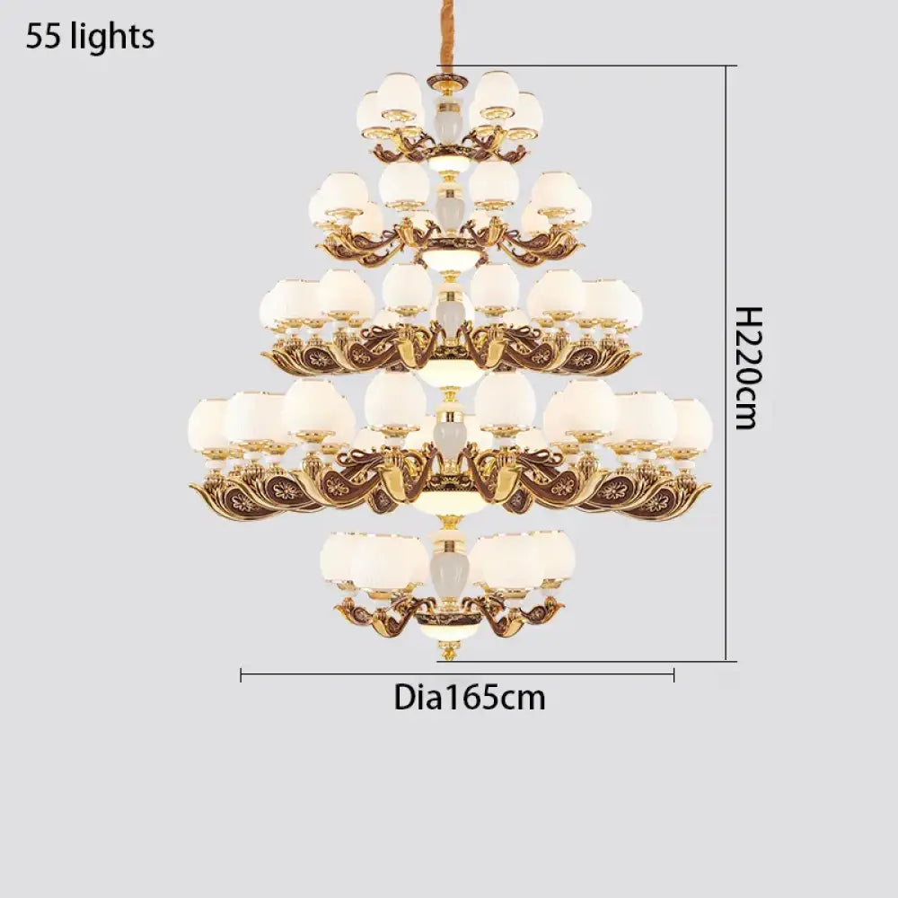 European Style Large Chandelier - Elegance for Living Rooms, Hotels, Villas, and Grand Hallways - DecorGlobe