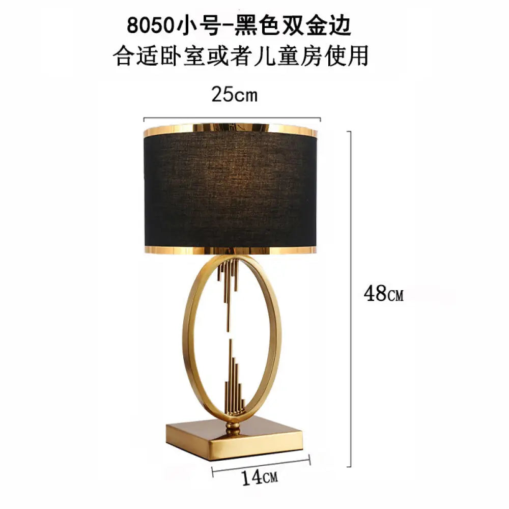 Light Luxury Table Lamp Post-modern Creative American Style Household Simple Living Room Model Room Decorative Lamp
