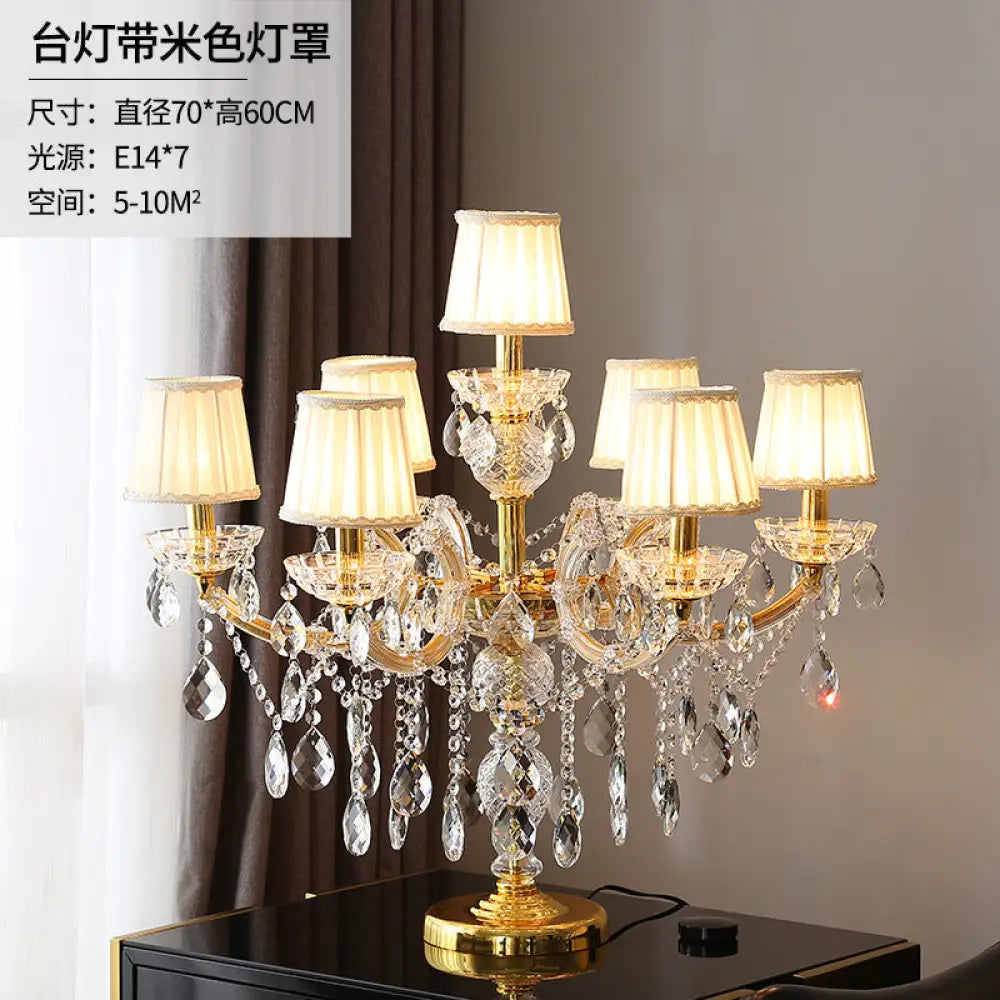 European Living Room Crystal Floor Lamp High-end Corridor Hotel Banquet Hall Luxury Lamp Floor Lamp Wedding Room