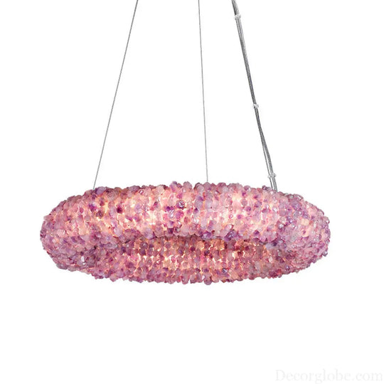 High-End Natural Crystal Chandelier for Living &amp; Bedroom