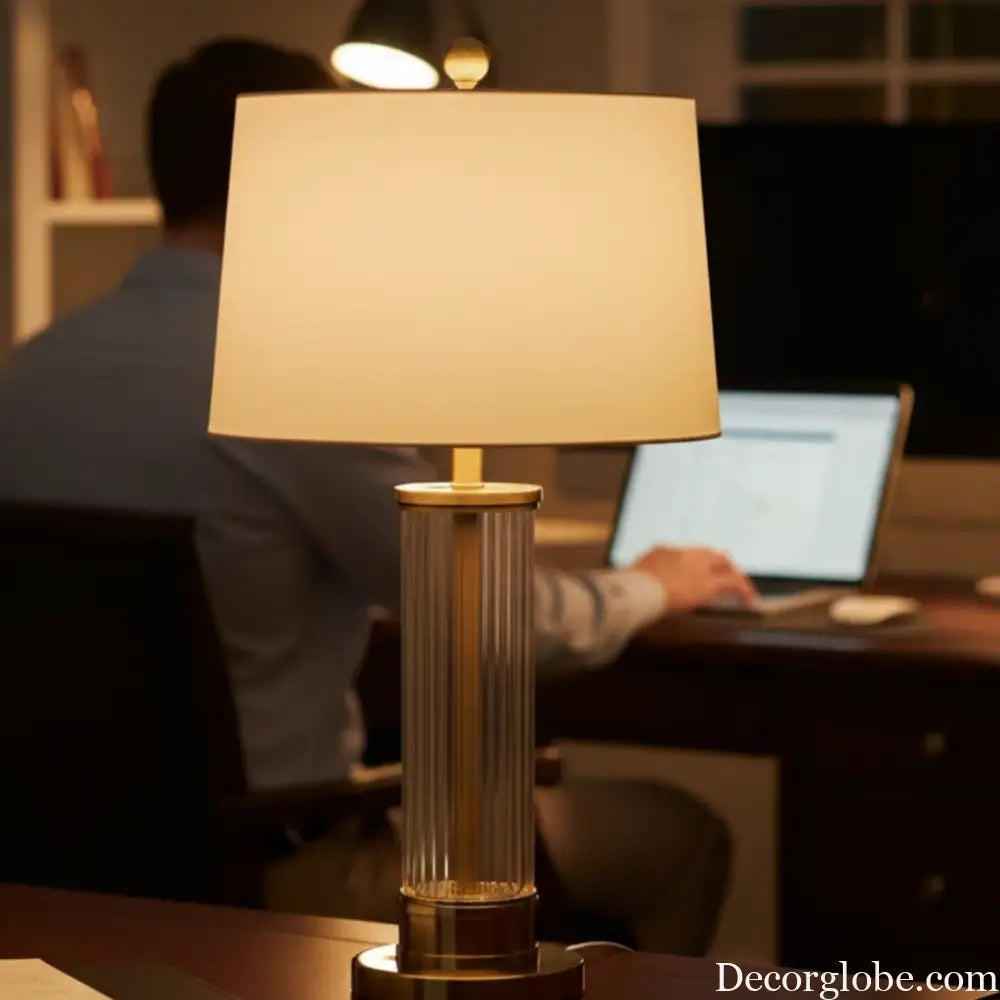 Clara Modern Iron Desk Table Mood Lamp Ambient Bedroom Light