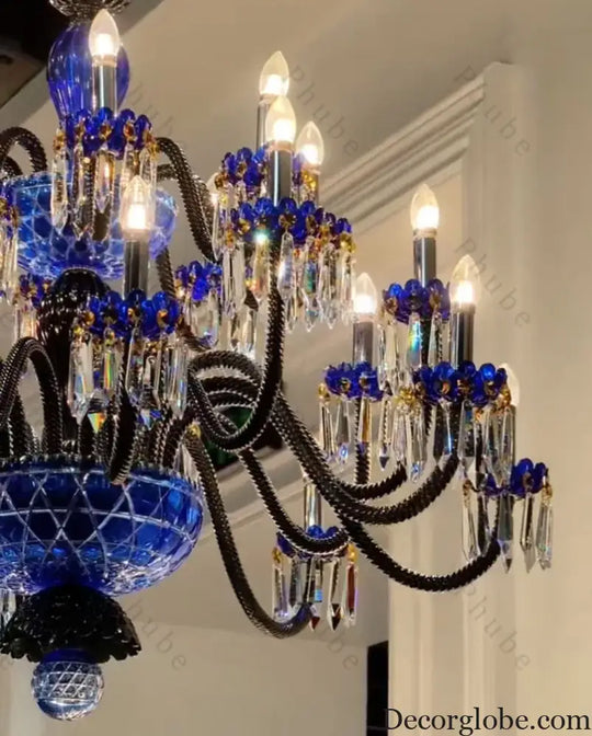 Large Crystal Chandelier for Foyer and Living Room Chandelier