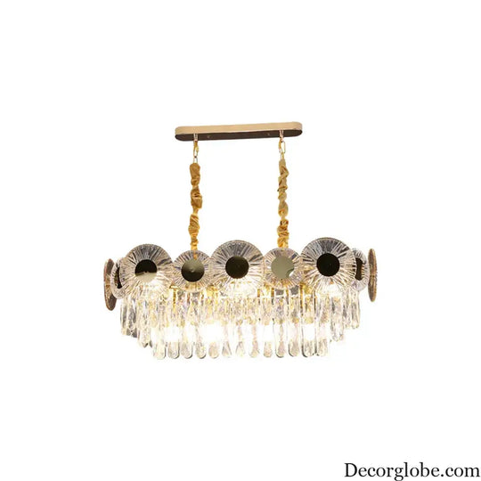 Light Luxury Crystal Chandelier - Post-Modern Elegance for Creative Living, Dining, and Bedrooms - DecorGlobe