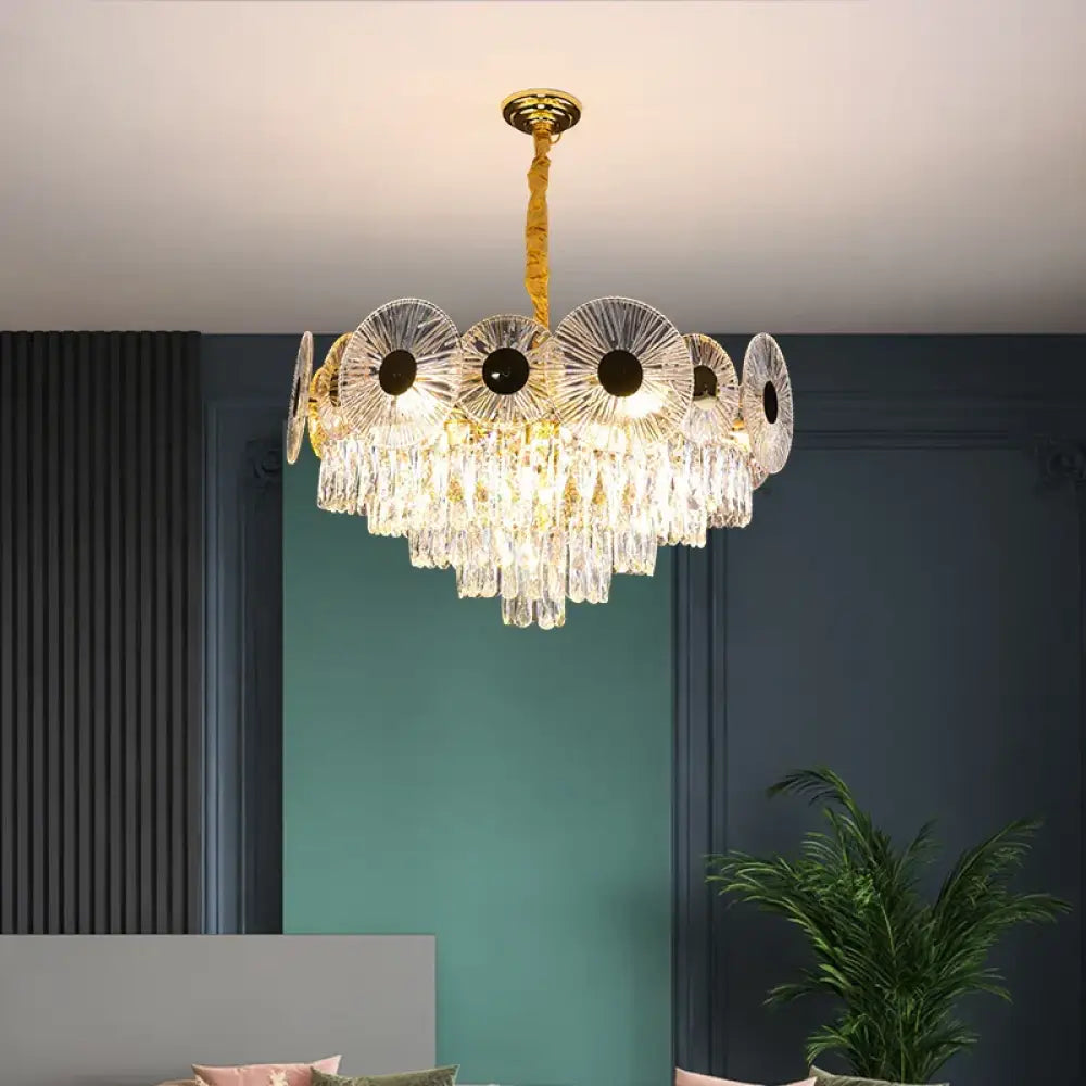 Light Luxury Crystal Chandelier - Post-Modern Elegance for Creative Living, Dining, and Bedrooms - DecorGlobe