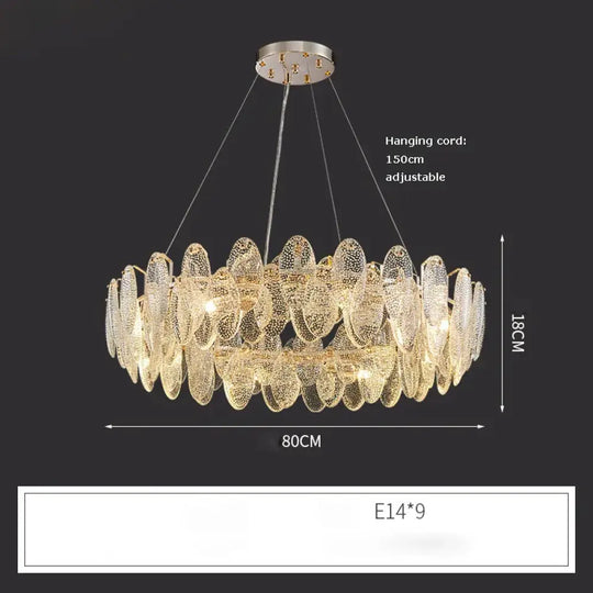 Luxurious Crystal Chandelier for Living Rooms and Master Bedrooms - Nordic Postmodern Minimalist Elegance - DecorGlobe