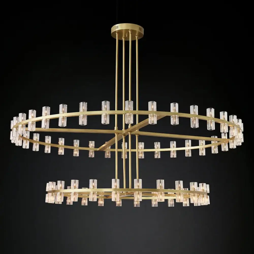 Luxurious Crystal Chandelier - Modern Elegance for Villa Duplexes, Living Rooms, and Home Decor - DecorGlobe