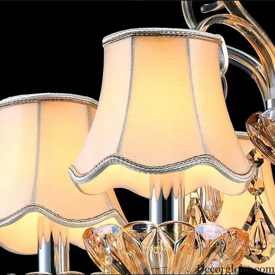 Luxury Crystal Candle Chandelier for Penthouse Hall and Staircase Chandeliers