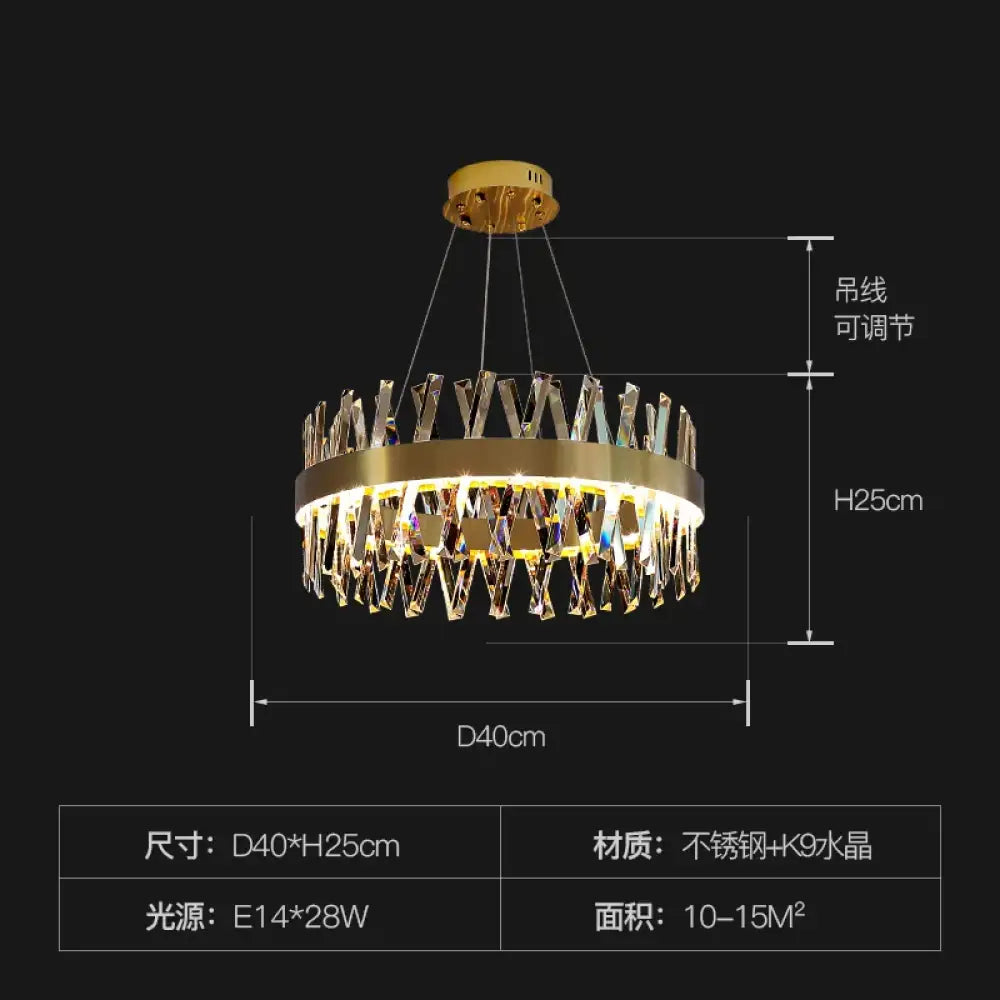 Luxury Crystal LED Chandelier - High-Quality K9 Ceiling Lighting Fixture for Elegant Living Rooms and Dining Spaces - DecorGlobe