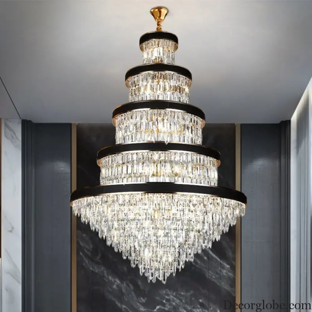 Luxury Crystal Pendant Chandelier for Duplex and Hotel Lobby chandelier