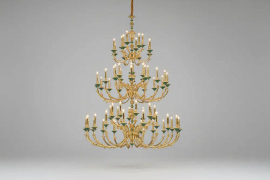 Madison European Crystal Copper Branch Chandelier for Villa Chandelier