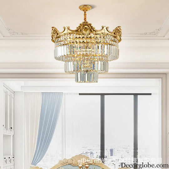 Mila - French All-Copper Crystal Chandelier Chandelier