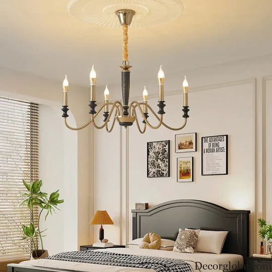 Milada Nordic Ceiling Chandelier with LED Candle Lights Chandelier