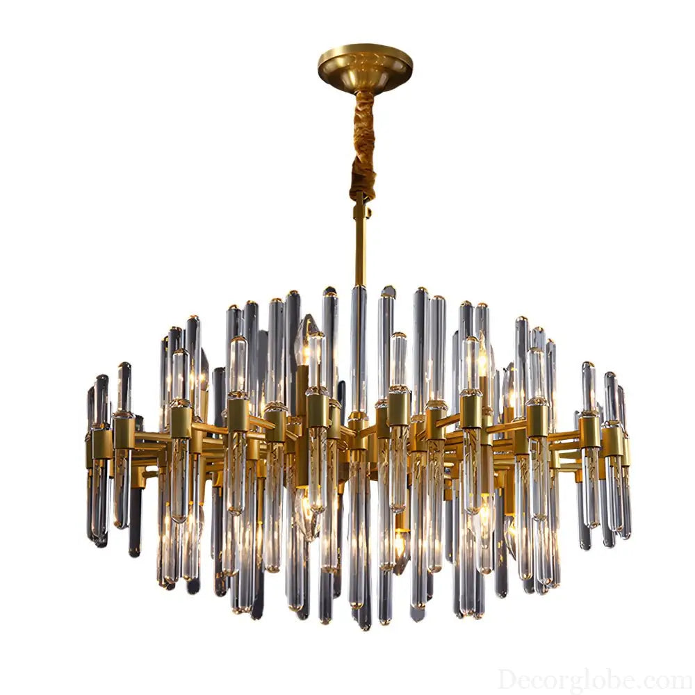 Creative Personalized Glass Tubes Copper Post Modern Chandelier Light Lighting > Ceiling lights > Chandeliers