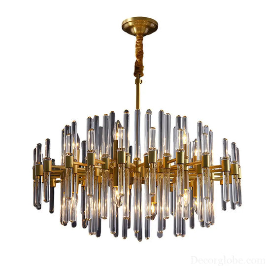 Creative Personalized Glass Tubes Copper Post Modern Chandelier Light Lighting > Ceiling lights > Chandeliers