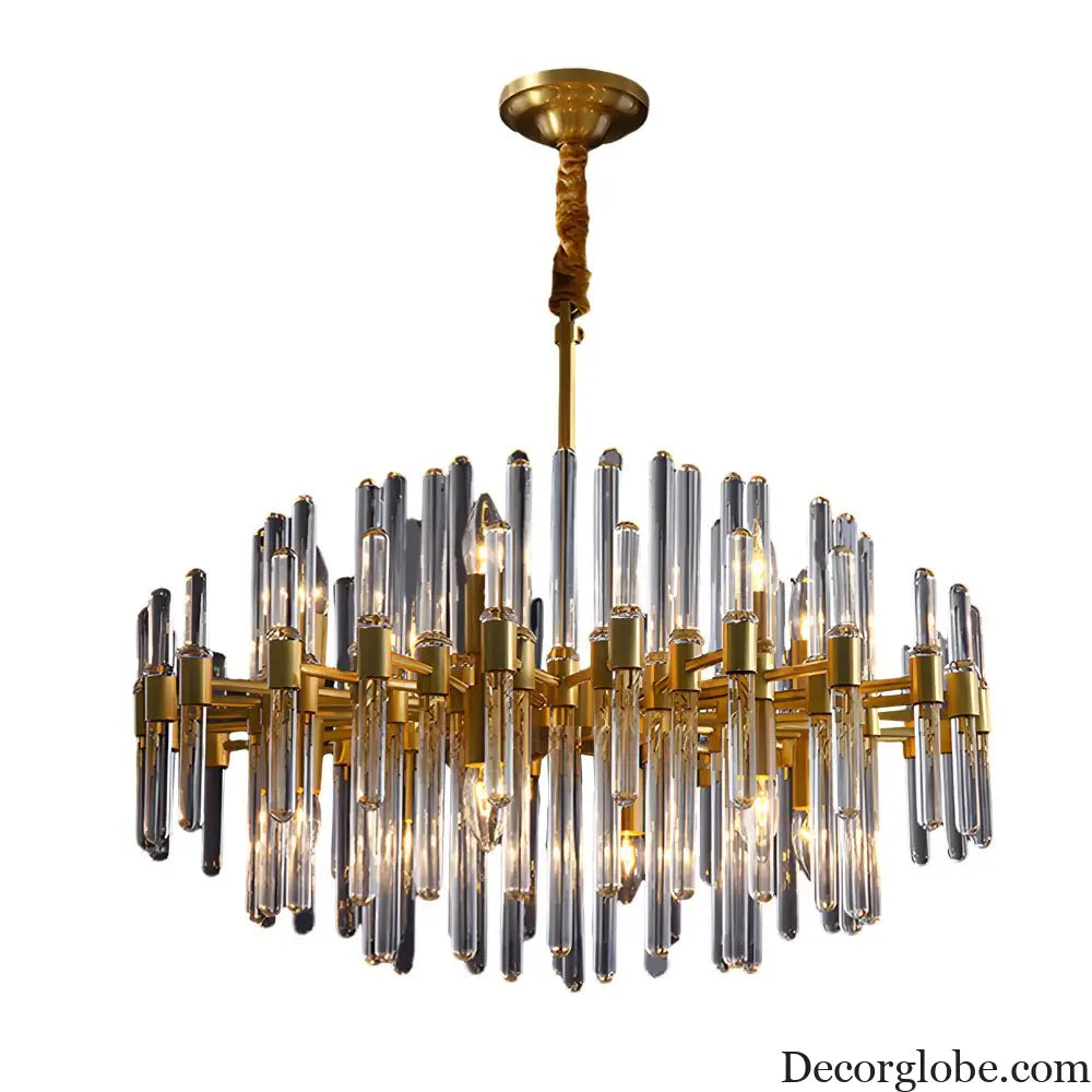 Creative Personalized Glass Tubes Copper Post Modern Chandelier Light Lighting > Ceiling lights > Chandeliers