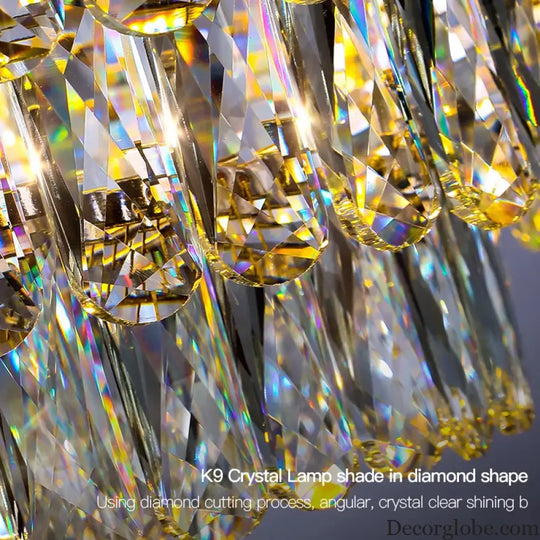 Modern Crystal Chandelier Ceiling - Novelty Trend Lighting for Hall, Living Room, and Bedroom - DecorGlobe